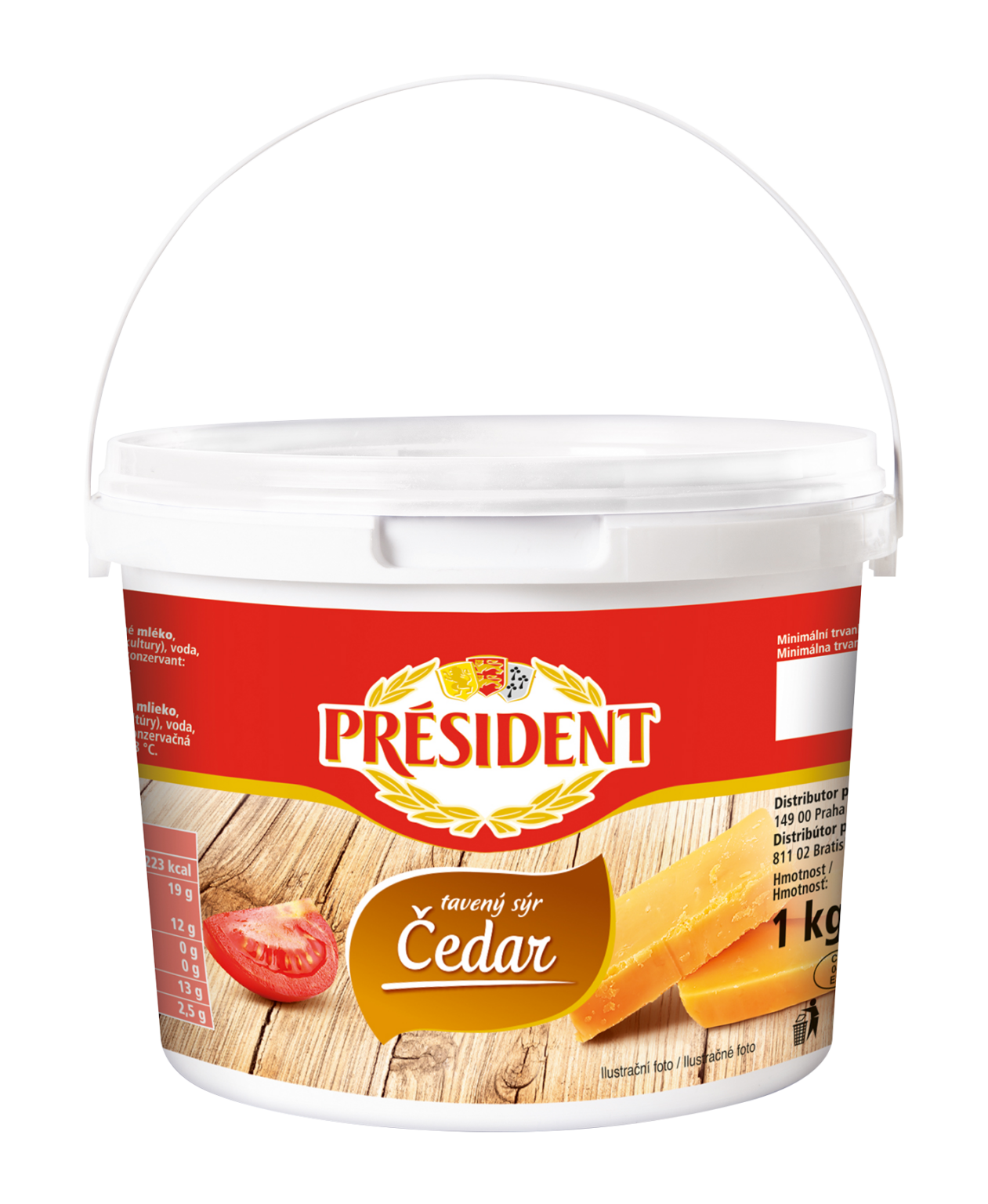 Président - tavený sýr Cedar