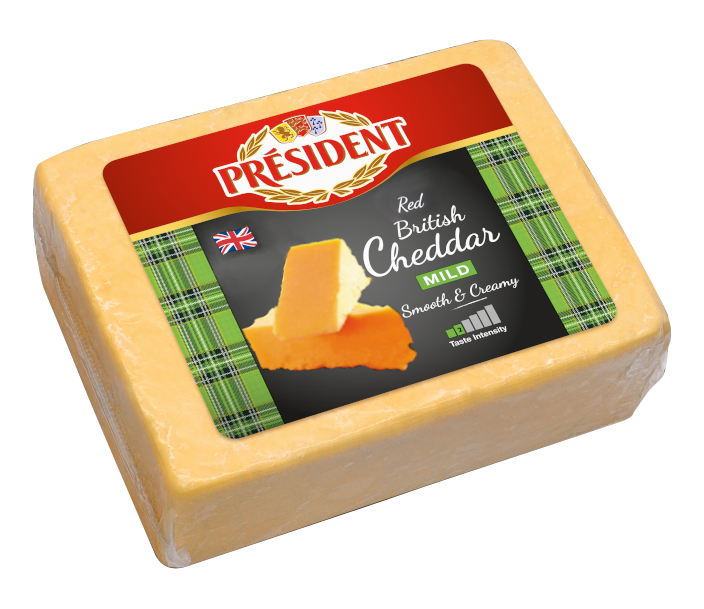 Président - Červený britský čedar