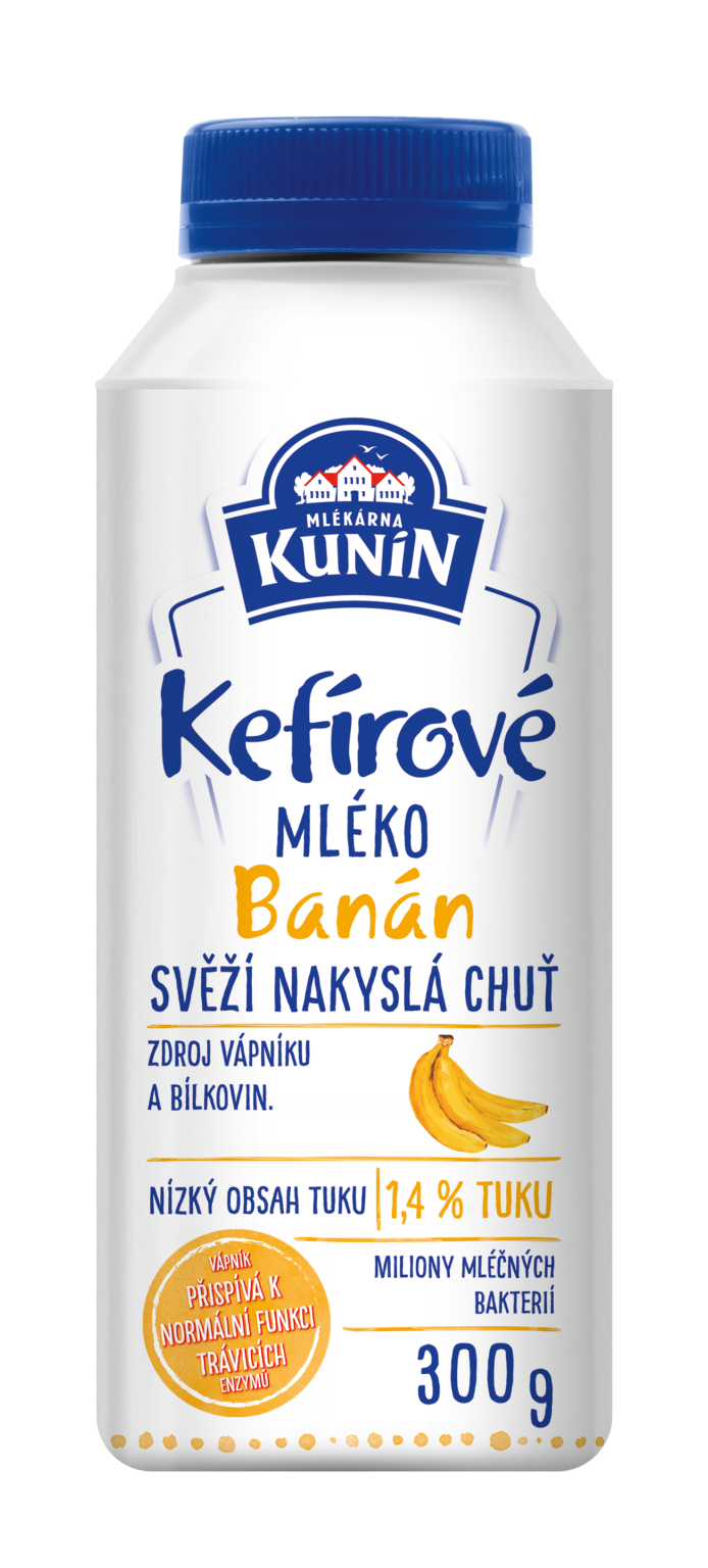 Kunín - Kefir mléko 300g Banán