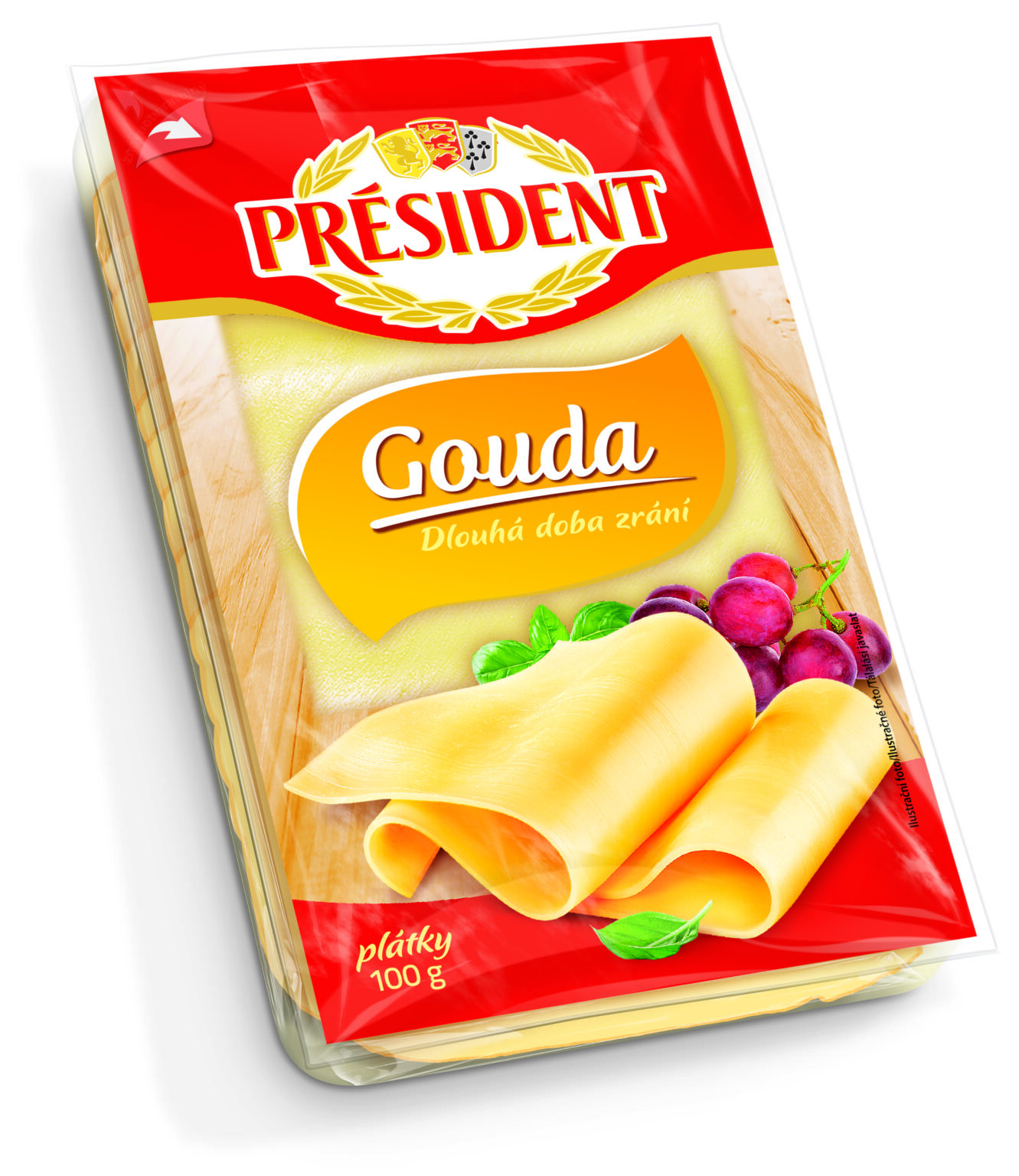Président - Gouda Plátky 100g